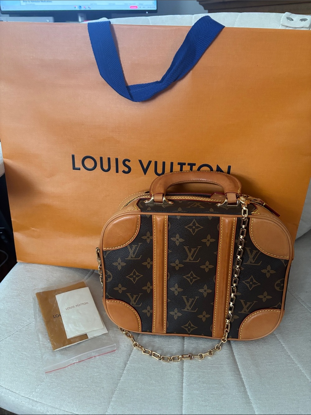 LV Monogram Suitcase Style Bag